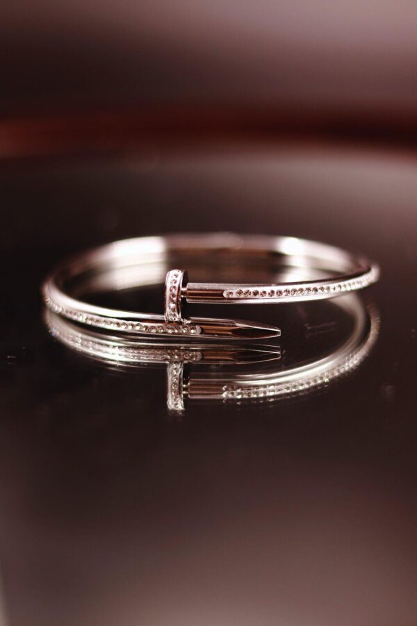 Bracelete Prego Elegante de prata